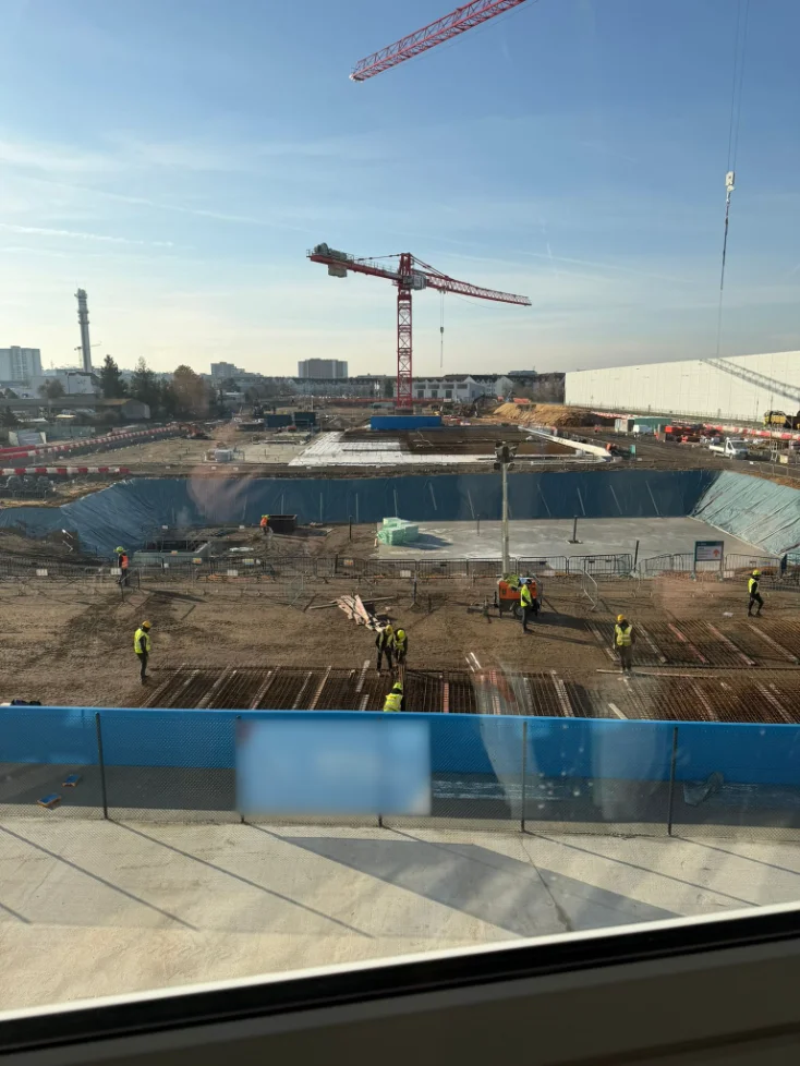 Frankfurt Data Centre groundworks